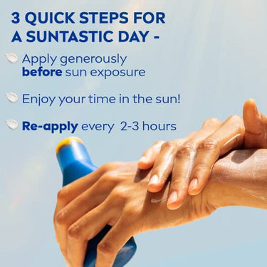 NIVEA Men & Women Sun Protect And Moisture 75Ml Spf 30 Advanced Sunscreen For Instant Protection For Normal Skin| Pa++ UVA - UVB Protection System| Water Resistant| Pack Of 1